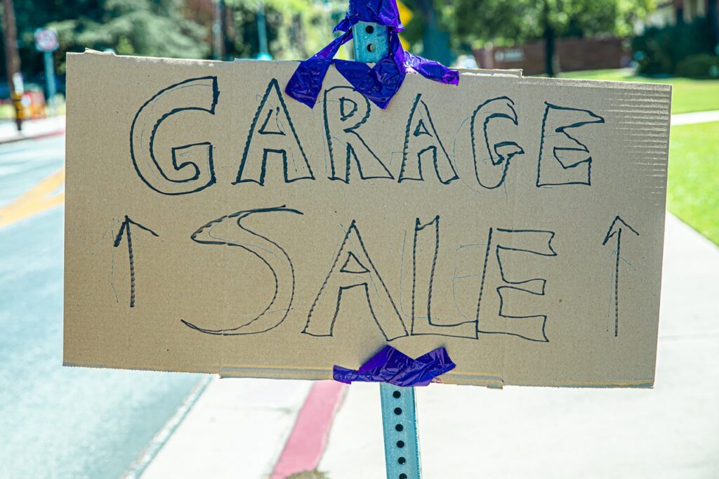 garage sale